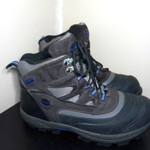 Khombu Thermite Waterproof Grey & Brown Boots Size 12